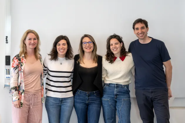 group picture of five persons
