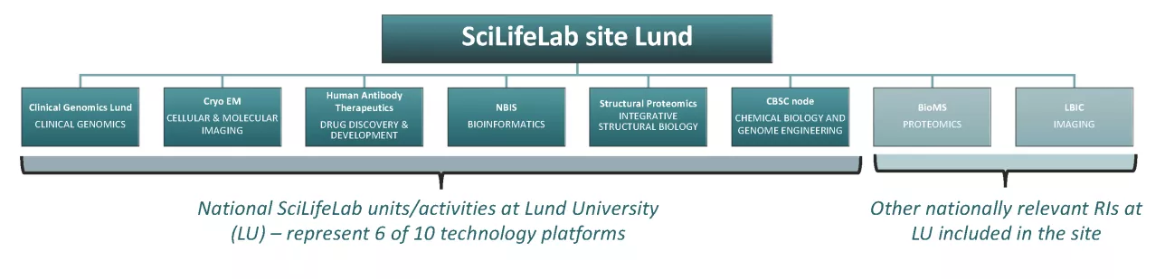 Organization SciLifeLab site Lund